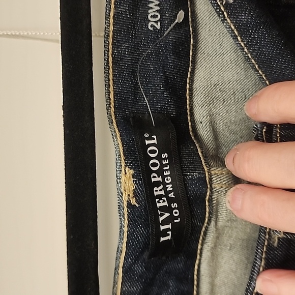 NWT Size 20W Liverpool Straight High Rise Jeans - Picture 3 of 12